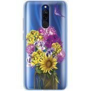 Прозрачный чехол Uprint Xiaomi Redmi 8 My Bouquet