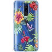 Прозрачный чехол Uprint Xiaomi Redmi 8 Tropical