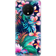 Чехол Uprint OnePlus 7T flowers in the tropics