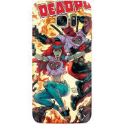 Чехол Uprint Samsung G930 Galaxy S7 Deadpool and Mary Jane