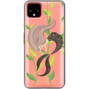 Прозрачный чехол Uprint Google Pixel 4 XL Cute Mermaid