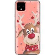 Прозрачный чехол Uprint Google Pixel 4 XL Winter Deer