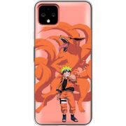 Прозрачный чехол Uprint Google Pixel 4 XL Naruto and Kurama