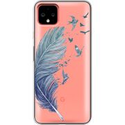 Прозрачный чехол Uprint Google Pixel 4 XL Feather