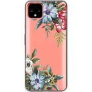Прозрачный чехол Uprint Google Pixel 4 XL Floral