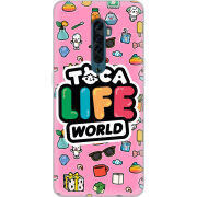 Чехол Uprint OPPO Reno2 Toca Boca Life World