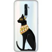Чехол со стразами OPPO Reno2 Z Egipet Cat