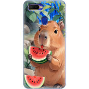 Чехол Uprint OPPO A5s Капібара з кавуном