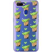 Прозрачный чехол Uprint OPPO A5s Pattern Baby Yoda