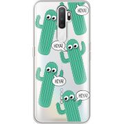 Прозрачный чехол Uprint OPPO A5 2020 с 3D-глазками HIYA