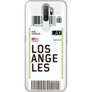 Прозрачный чехол Uprint OPPO A5 2020 Ticket Los Angeles