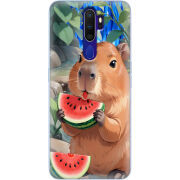 Чехол Uprint OPPO A9 2020 Капібара з кавуном