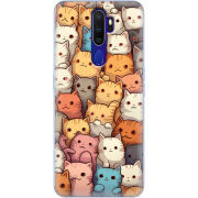 Чехол Uprint OPPO A9 2020 Котики муркотики