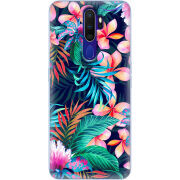Чехол Uprint OPPO A9 2020 flowers in the tropics