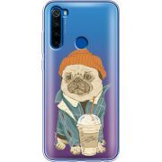 Прозрачный чехол Uprint Xiaomi Redmi Note 8T Dog Coffeeman