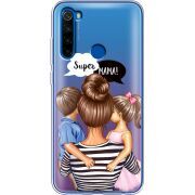 Прозрачный чехол Uprint Xiaomi Redmi Note 8T Super Mama
