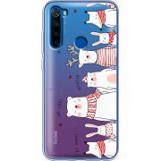 Прозрачный чехол Uprint Xiaomi Redmi Note 8T The Friendly Beasts