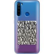 Прозрачный чехол Uprint Xiaomi Redmi Note 8T Amor Amor