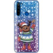 Прозрачный чехол Uprint Xiaomi Redmi Note 8T Christmas Deer with Snow