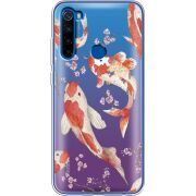 Прозрачный чехол Uprint Xiaomi Redmi Note 8T Japanese Koi Fish