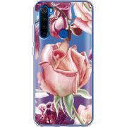 Прозрачный чехол Uprint Xiaomi Redmi Note 8T Rose