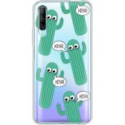 Прозрачный чехол Uprint Huawei P Smart Pro с 3D-глазками HIYA