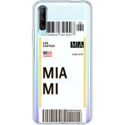 Прозрачный чехол Uprint Huawei P Smart Pro Ticket Miami