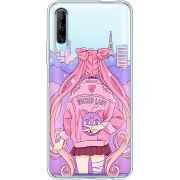 Прозрачный чехол Uprint Huawei P Smart Pro Wiked Lady
