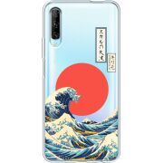 Прозрачный чехол Uprint Huawei P Smart Pro Большая волна в Канагаве