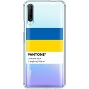 Прозрачный чехол Uprint Huawei P Smart Pro Pantone вільний синій
