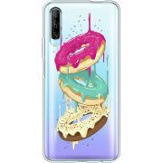 Прозрачный чехол Uprint Huawei P Smart Pro Donuts