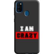 Черный чехол Uprint Samsung M307 Galaxy M30s I'm Crazy
