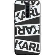 Черный чехол Uprint Xiaomi Redmi Note 8 Pro White Karl
