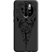 Черный чехол Uprint Xiaomi Redmi Note 8 Pro Hugin and Munin