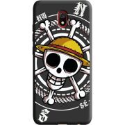 Черный чехол Uprint Xiaomi Redmi 8A One Piece Компас