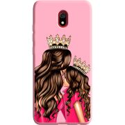 Розовый чехол Uprint Xiaomi Redmi 8A Queen and Princess