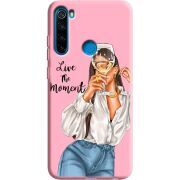 Розовый чехол Uprint Xiaomi Redmi Note 8 Live The Moment