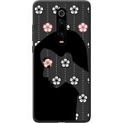 Черный чехол Uprint Xiaomi Mi 9T / Mi 9T Pro Flower Hair