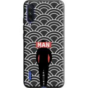 Черный чехол Uprint Xiaomi Mi A3 Man Pattern