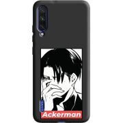 Черный чехол Uprint Xiaomi Mi A3 Attack On Titan - Ackerman