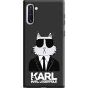 Черный чехол Uprint Samsung N970 Galaxy Note 10 Cat in Black