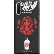 Черный чехол Uprint Samsung N970 Galaxy Note 10 RedWhite Coffee