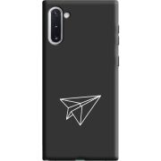 Черный чехол Uprint Samsung N970 Galaxy Note 10 Paper Plane