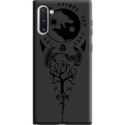 Черный чехол Uprint Samsung N970 Galaxy Note 10 Hugin and Munin
