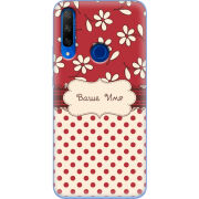 Чехол Uprint Honor 9X Именной Polka Dots