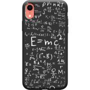 Черный чехол Uprint Apple iPhone XR E=mc2