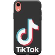 Черный чехол Uprint Apple iPhone XR Tik Tok