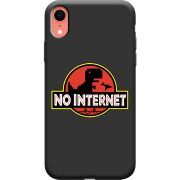 Черный чехол Uprint Apple iPhone XR No Internet