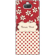 Чехол Uprint Sony Xperia 10 I4113 Именной Polka Dots