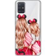 Прозрачный чехол BoxFace Samsung A515 Galaxy A51 Mouse Girls